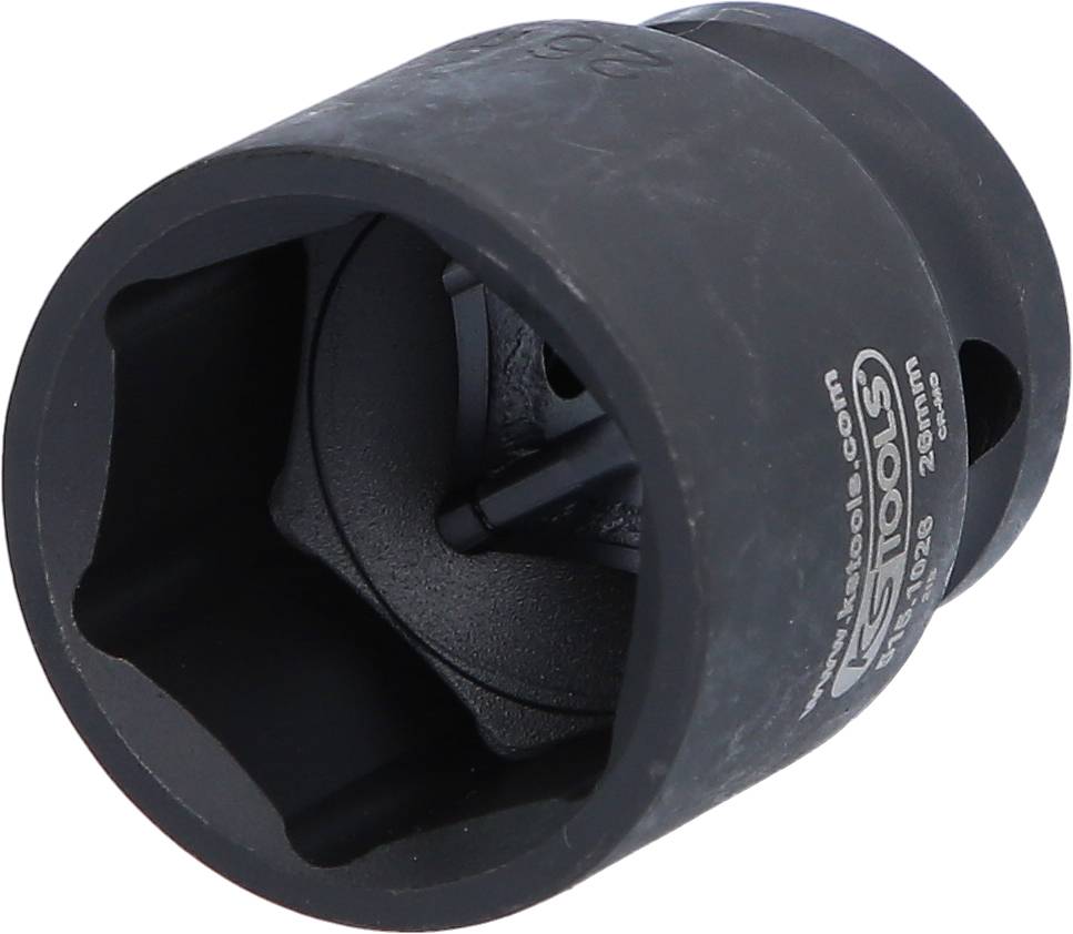KS Tools 5151026 515.1026 Hexagonal Inserto de llave de vaso de fuerza 26 mm 26 mm 1/2" (12,5 mm)-0