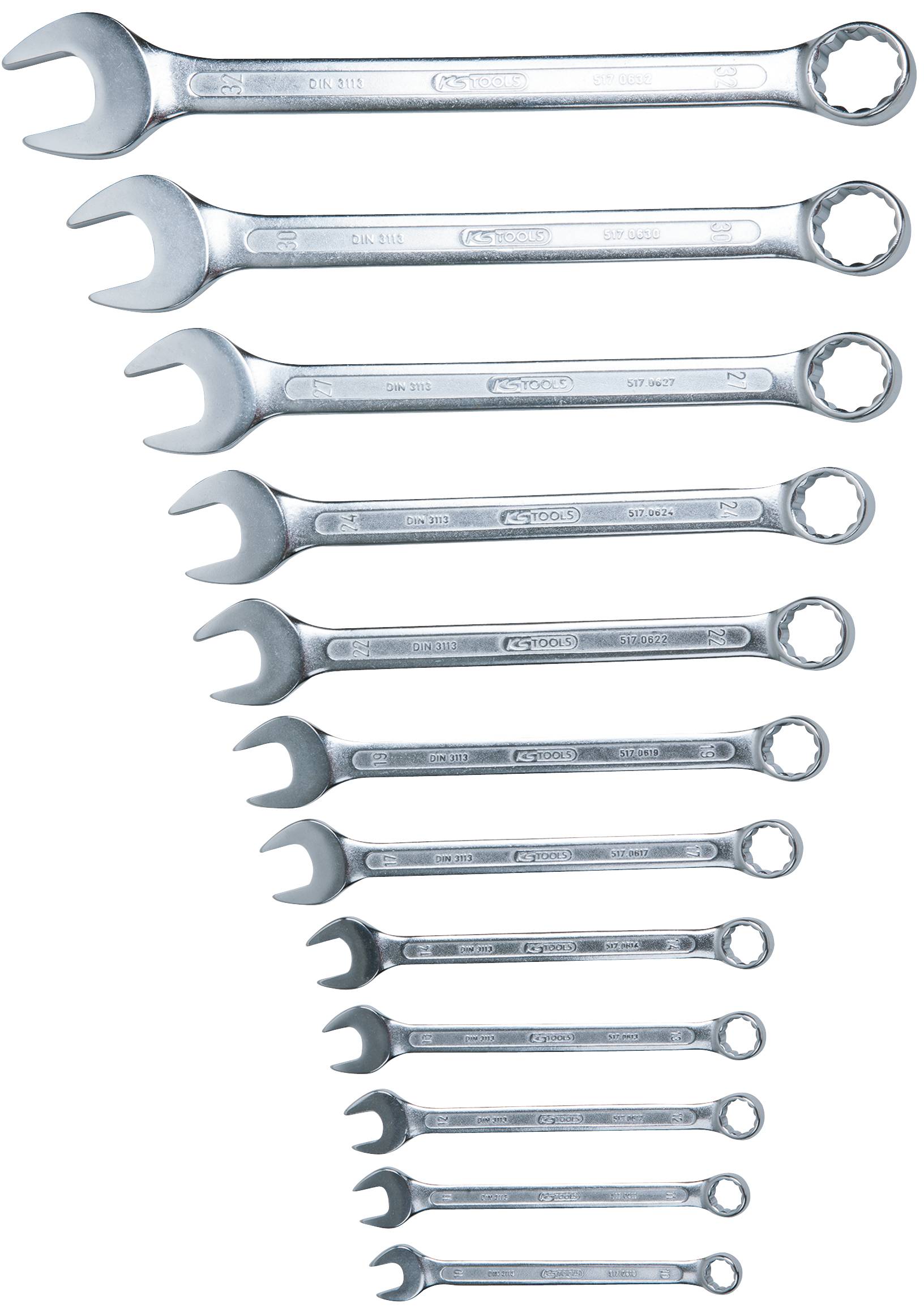KS Tools 517.0085 5170085 Juego de llaves de boca mixta Ancho de llave (métrica) (solo para títulos) 10 - 32 mm-4