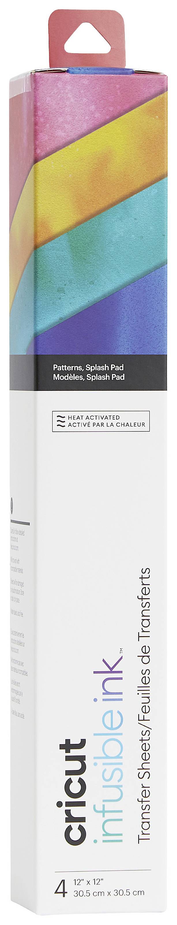 Cricut Infusible Ink™-Transferfolie, gemustert, Splash Pad Hojas de transferencia Multicolor