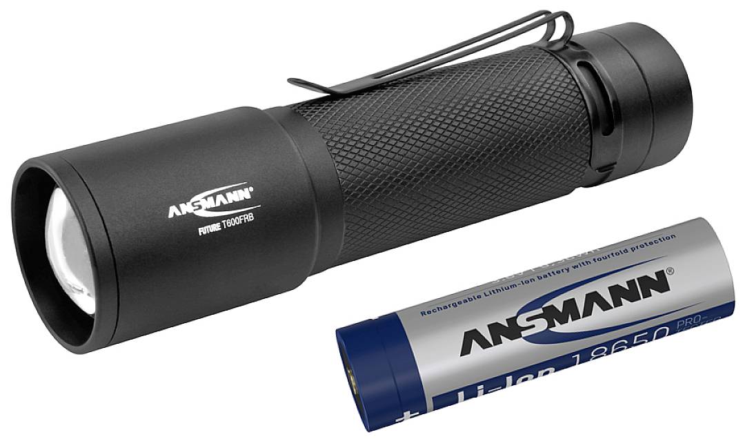 Ansmann T600FRB 1600-0268-01 LED Linterna de bolsillo Alimentación por pilas, Alimentación por baterías 620 lm 27 h 142 -0