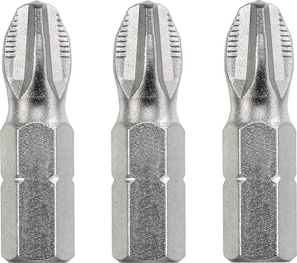 kwb 121002 Punta en cruz Accionamiento (destornilladores): 1/4" (6,3 mm) Vaso: Cruciforme Phillips PH 2 25 mm