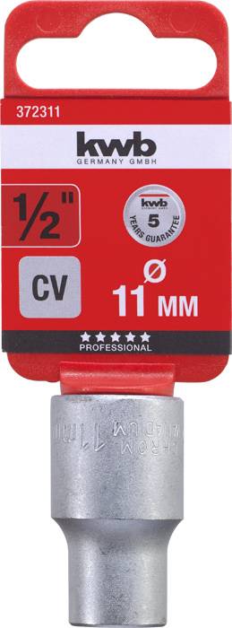 kwb 372311 Inserto de llave de vaso 11 mm 1/2"-1