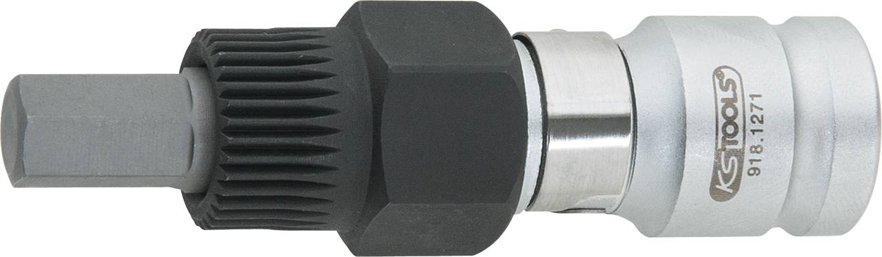 KS Tools 150.3157 Llave combinada para alternador de 1/2", vaso hexagonal, 10,0 mm, 70 mm-0