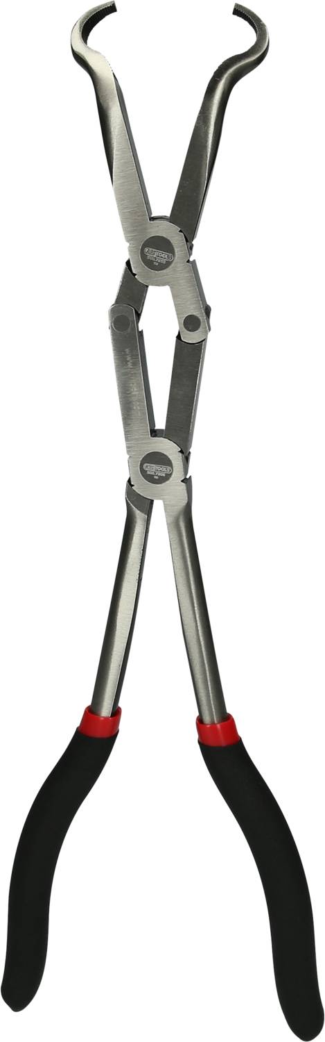 KS Tools 500.7205 Alicates de doble articulación para conectores de bujías Ø 19,0 mm, largos-0