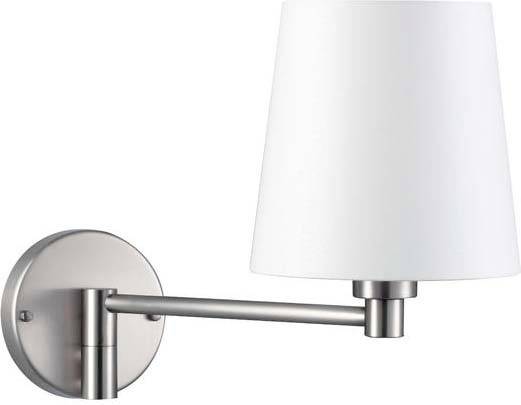 Brumberg 58171150 58171150 Apliques de pared E27 60 W Níquel-0