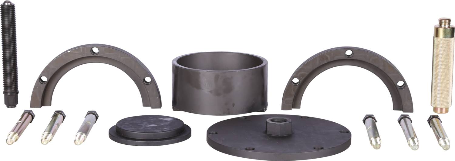 KS Tools 460.4545 Juego de herramientas para volante de inercia para Hino, 13 piezas-0