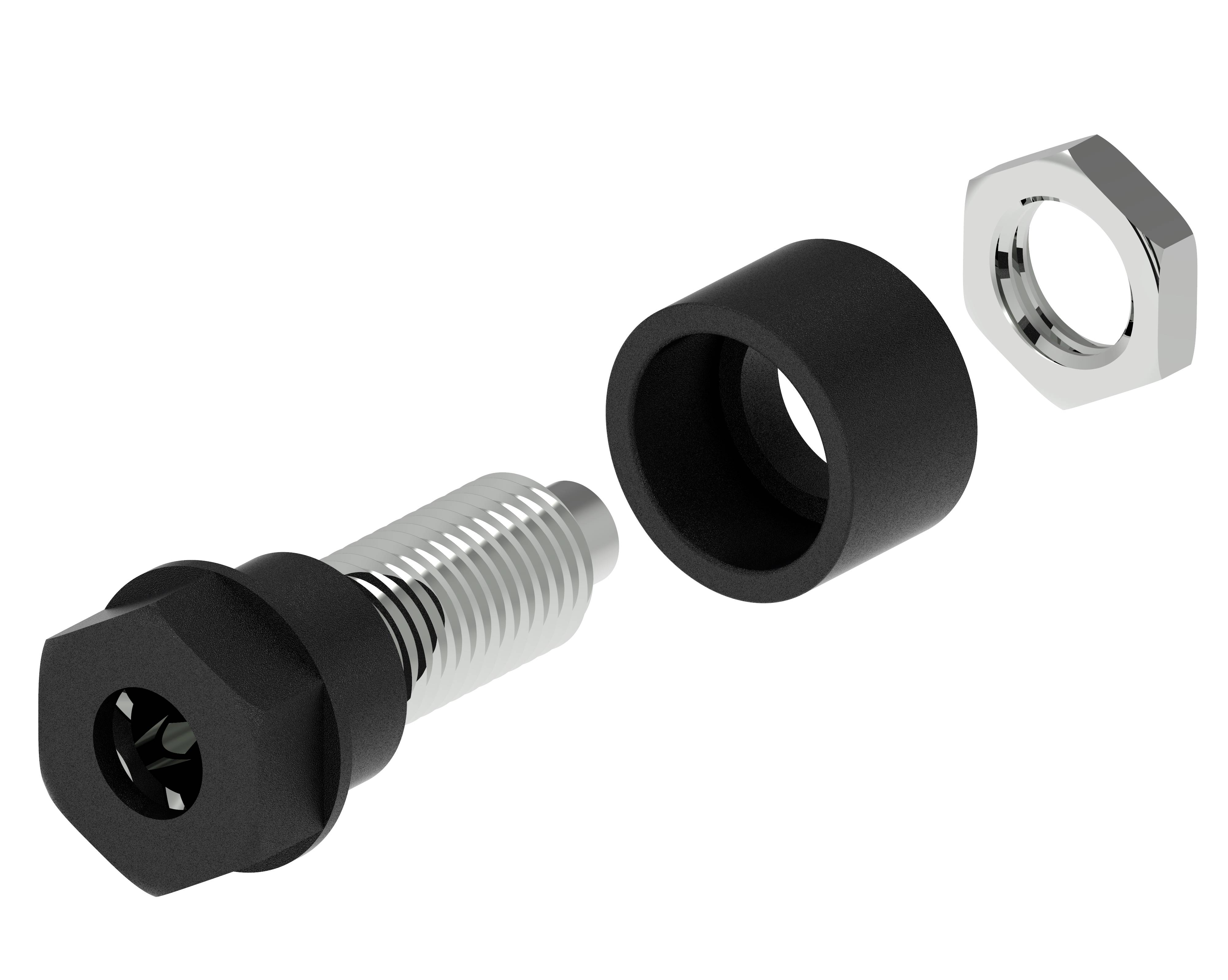 Electro PJP 3230-C-CD1-N Casquillo de laboratorio Conector hembra Ø del pasador: 4 mm Schwarz 1 UD(S). Piece