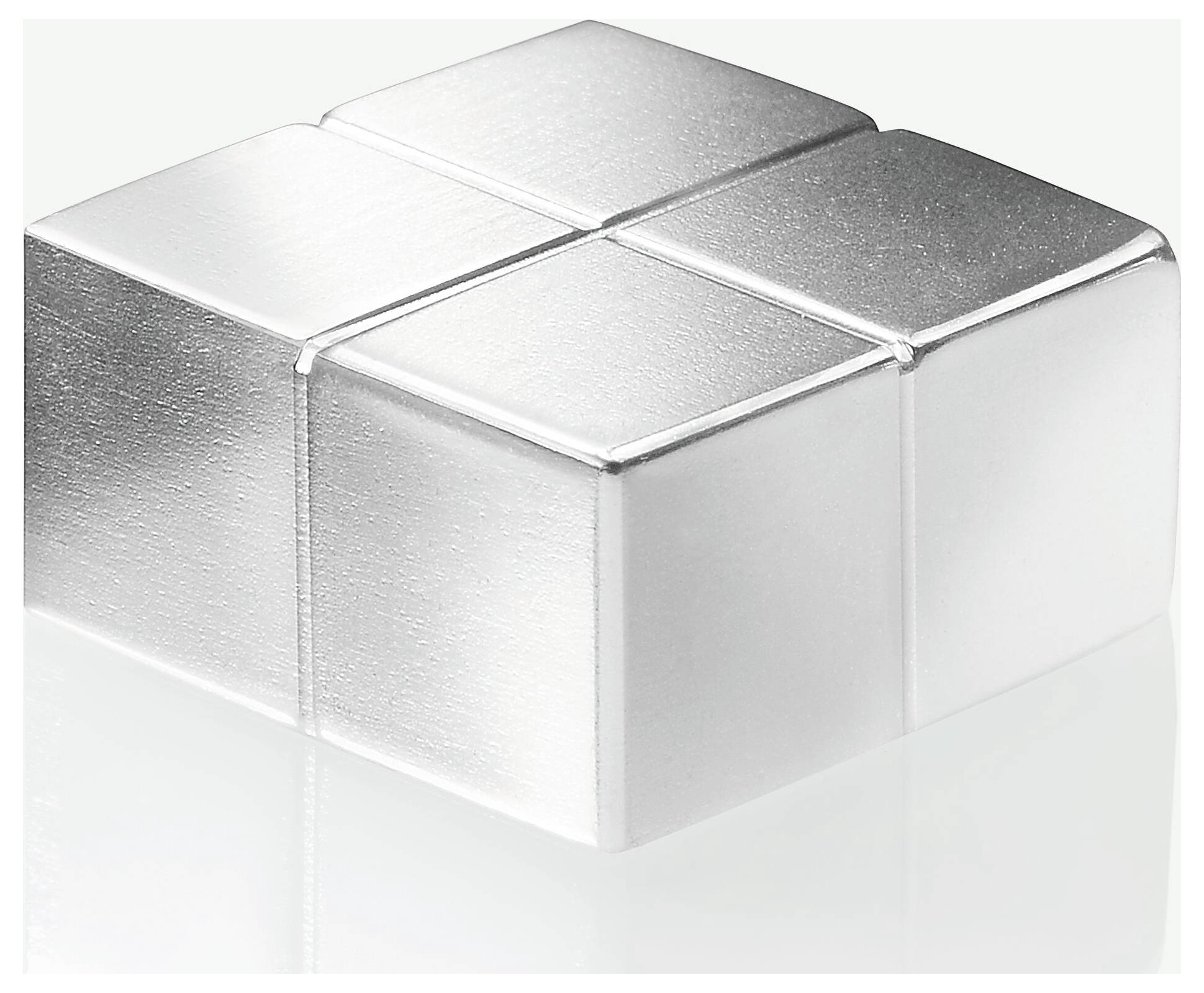 Sigel Imán de neodimio C10 "Extra-Strong" (Anch. x Alt. x Prof.) 20 x 10 x 20 mm Dado Plata 2 UD(S). BA704-4