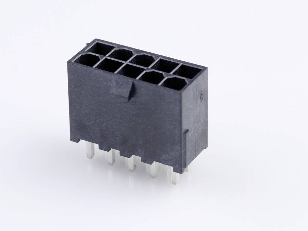 Molex Regleta de conectores macho encastrable (estándar) Número total de polos 10 Dimensión modular: 4.20 mm 462071110 1 UD(S). Tray