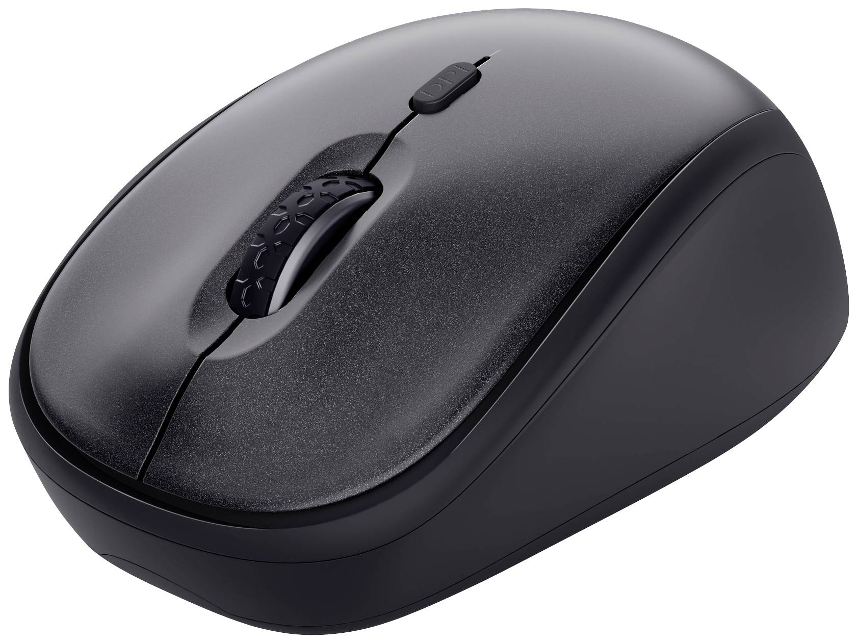 Trust Nero Tm-201 Mouse Senza Fili (Radio) Ottico 4 Tasti 1600 Dpi Pulsanti Silenziosi