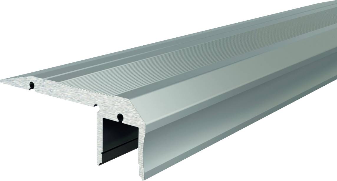 Deko Light 970523 AL-02-10 Perfil de escalera Aluminio (Lon. x Anch. x Alt.) 2000 x 61 x 20.50 mm 2 m