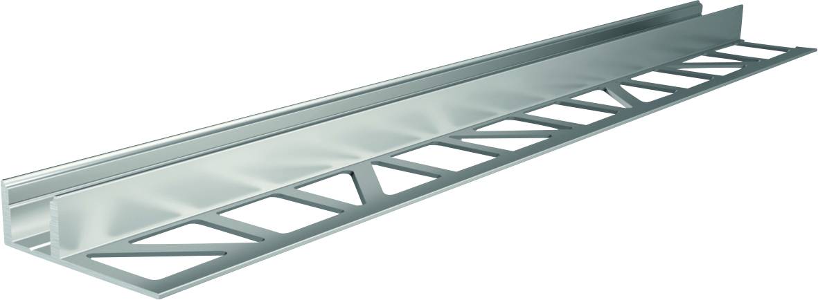 Deko Light 975361 EL-03-12 Perfil de baldosas Aluminio (Anch. x Alt. x Prof.) 14 x 40 x 2500 mm 2.50 m