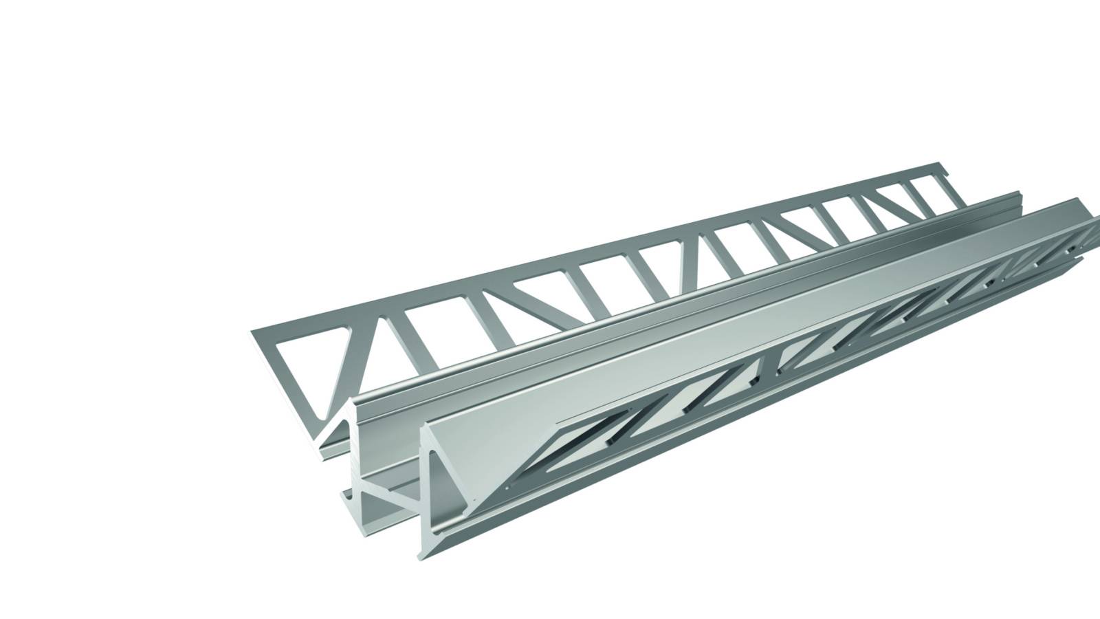 Deko Light 975371 EV-01-12 Perfil de baldosas Aluminio (Anch. x Alt. x Prof.) 49 x 49 x 2500 mm 2.50 m