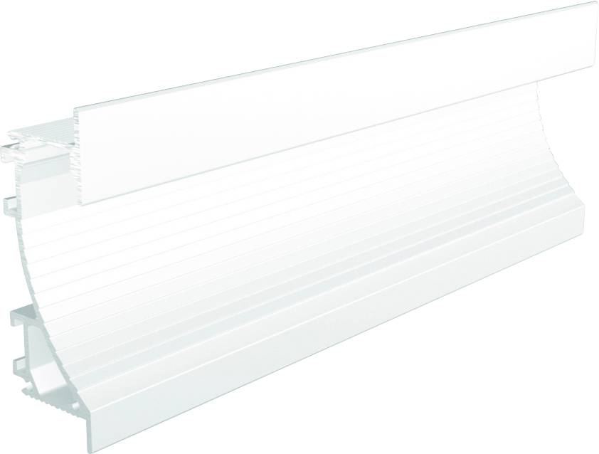 Deko Light 975495 EL-02-12 Perfil de construcción en seco Aluminio (Anch. x Alt. x Prof.) 25.50 x 75 x 2000 mm 2 m