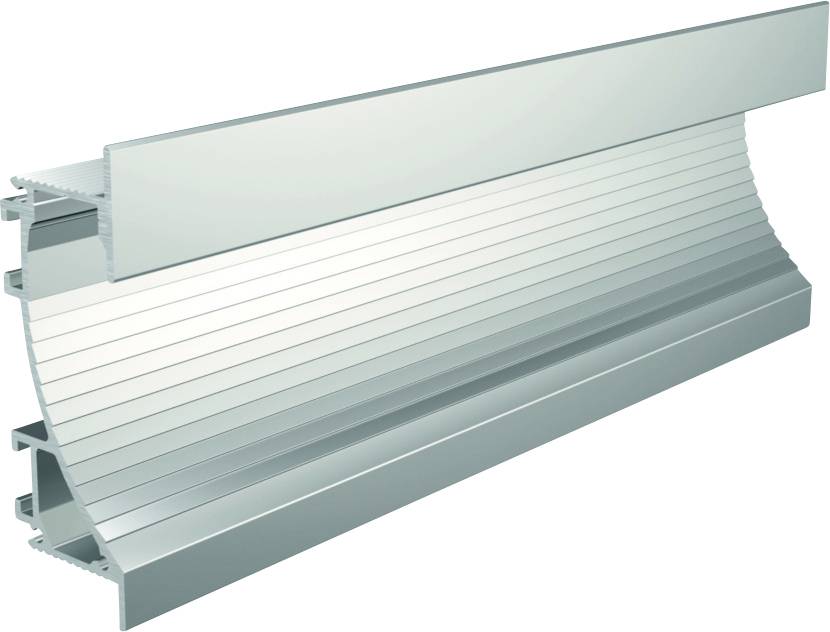 Deko Light 975496 EL-02-12 Perfil de construcción en seco Aluminio (Anch. x Alt. x Prof.) 25.50 x 75 x 3000 mm 3 m