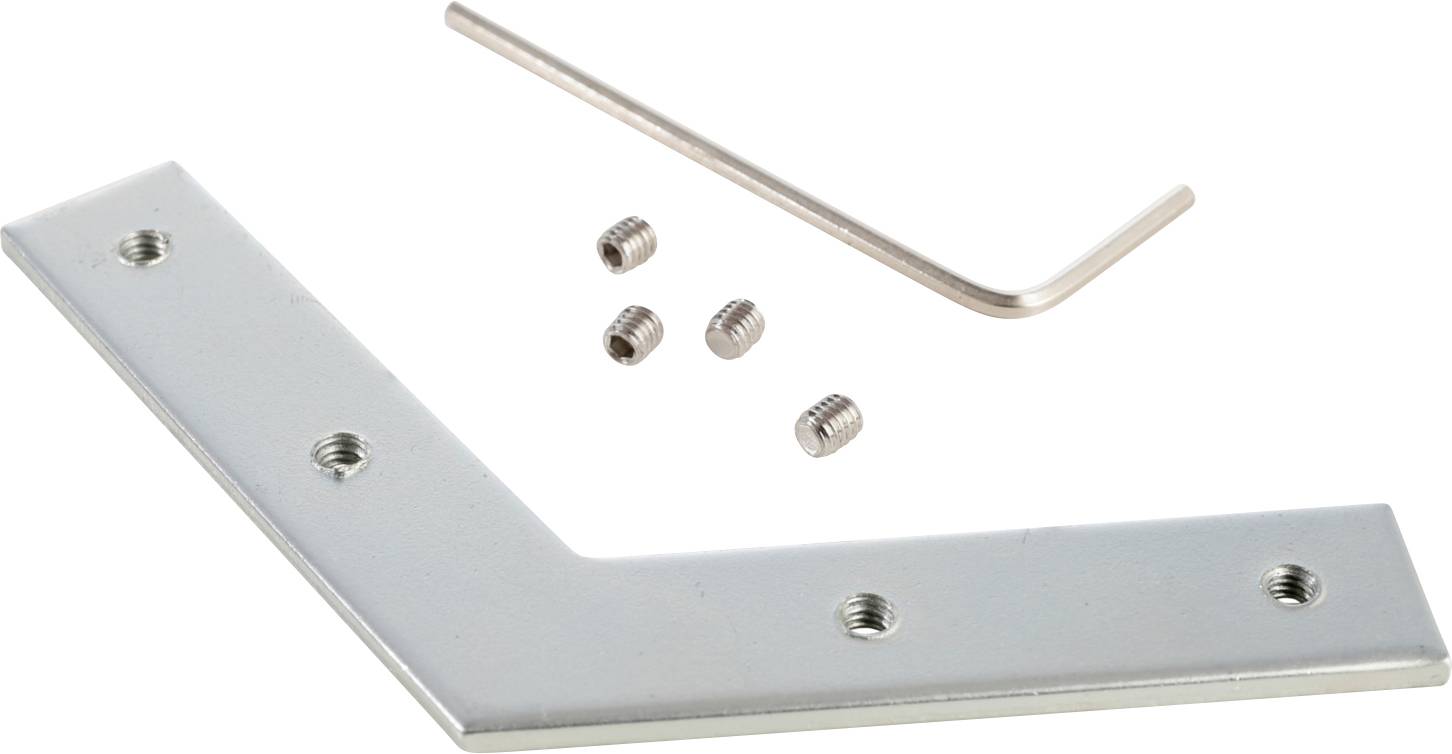 Deko Light 987026 Nutenstein / Eckverbinder 120° Conector angular Metal (Anch. x Alt.) 12 mm x 2 mm 1 UD(S).