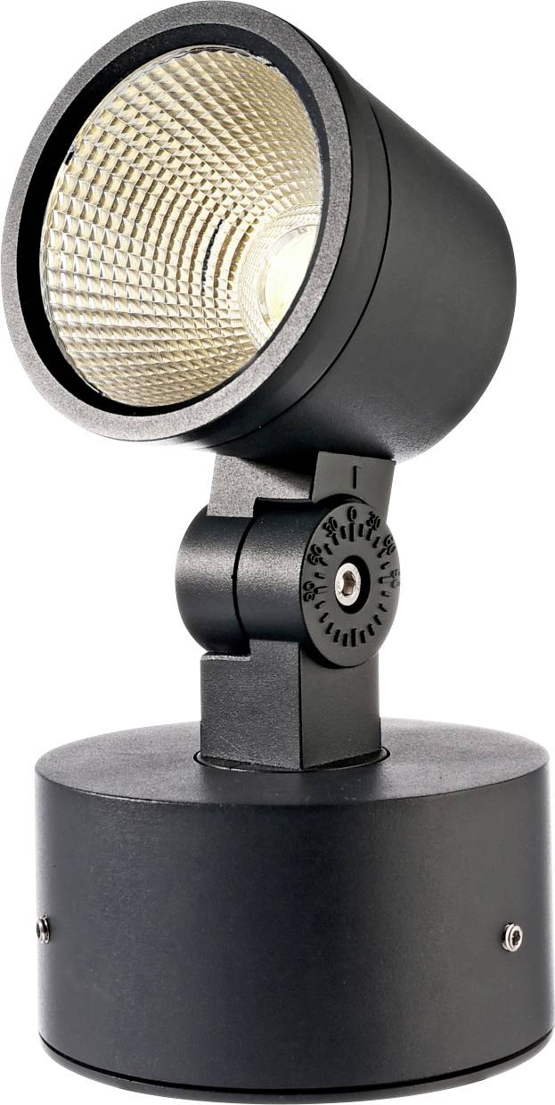 Deko Light Colt Luminaria en superficie COB LED LED instalado de forma fija 7 W Clase de eficiencia energética: G (A - G) Blanco cálido Negro y gris