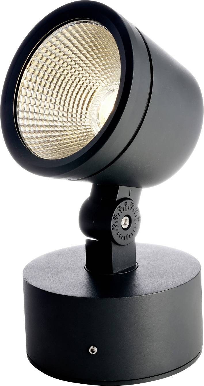 Deko Light Colt Luminaria en superficie LED LED instalado de forma fija 14 W Clase de eficiencia energética: G (A - G) Blanco cálido Negro y gris