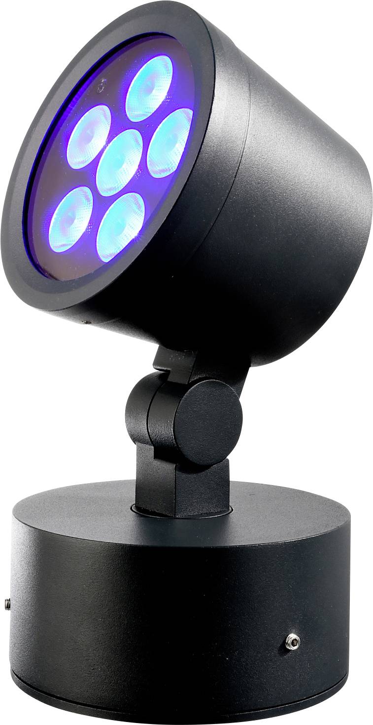 Deko Light Colt Luminaria en superficie LED LED instalado de forma fija 16 W Clase de eficiencia energética: F (A - G) RGB, Blanco frío Negro y gris