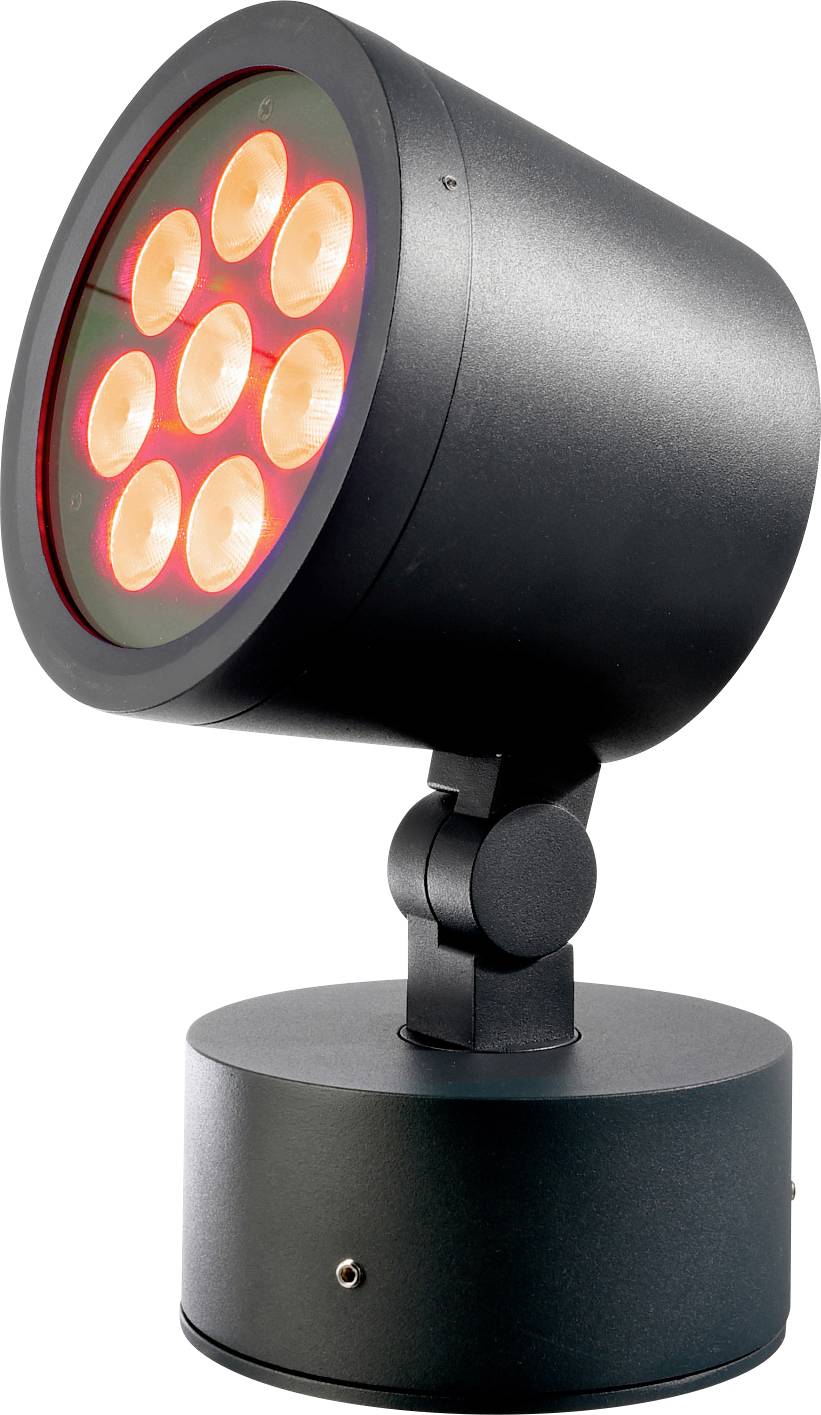 Deko Light Colt Luminaria en superficie LED LED instalado de forma fija 25 W Clase de eficiencia energética: G (A - G) RGB, Blanco cálido Negro y gris