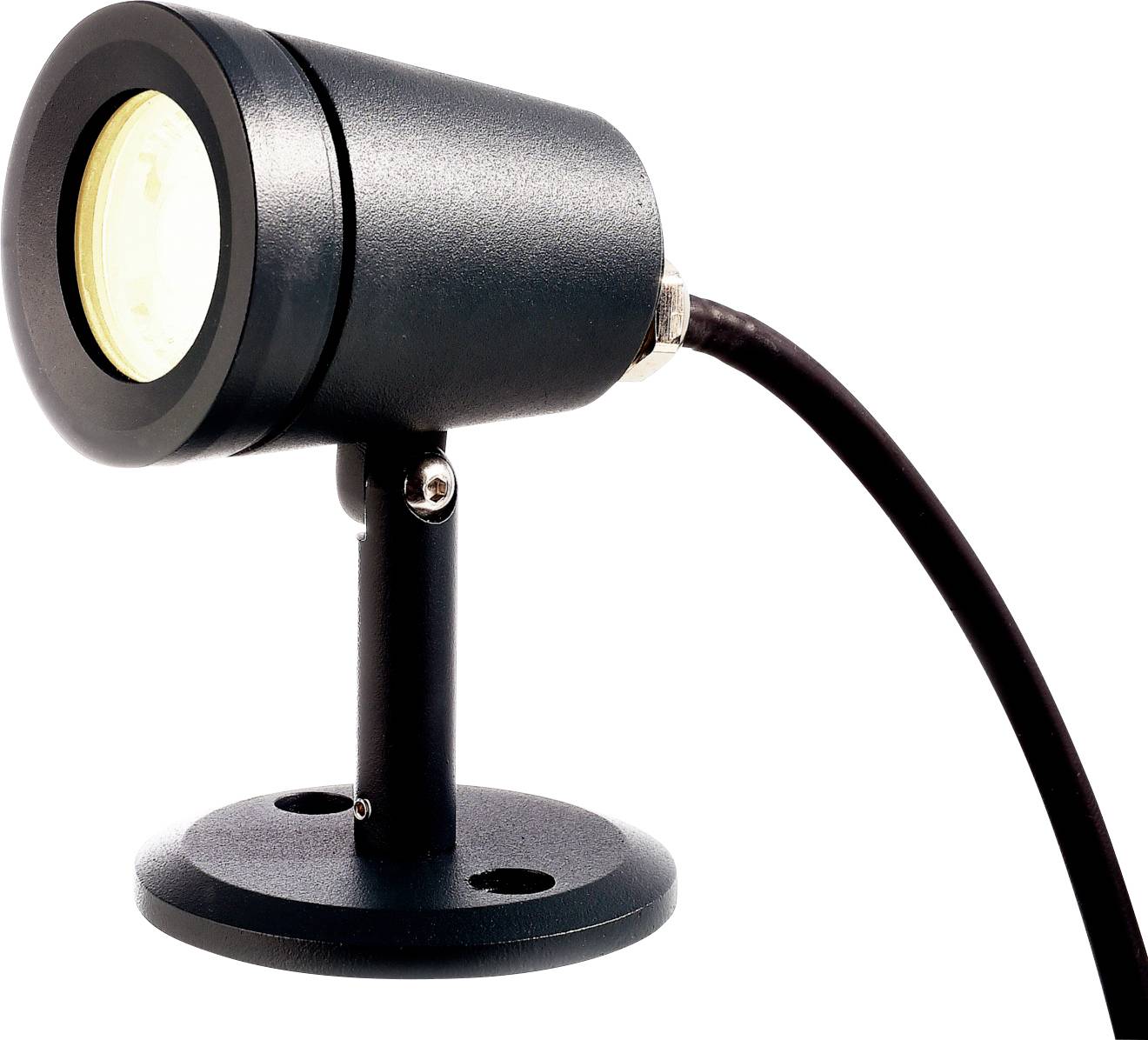 Deko Light Colt Luminaria en superficie LED LED instalado de forma fija 3.20 W Clase de eficiencia energética: G (A - G) RGB, Blanco cálido Negro y gris