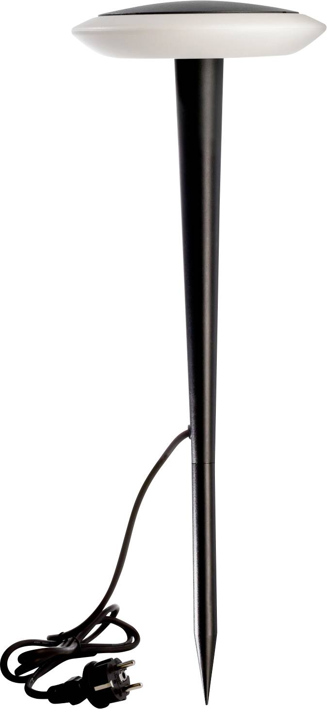 Deko Light Bermuda 733059 Lámpara solar de pie para exteriores LED instalado de forma fija Clase de eficiencia energética: G (A - G) 12 W LED Negro y gris