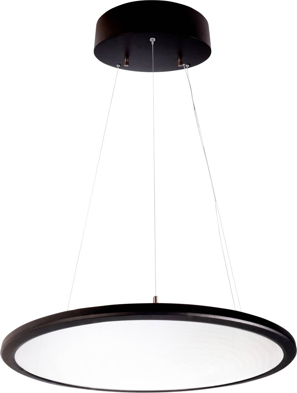 Deko Light 342092 LED Panel transparent rund Luminaria pendular Clase de eficiencia energética: E (A - G) LED LED instalado de forma fija 53.70 W Negro intenso (RAL 9005)