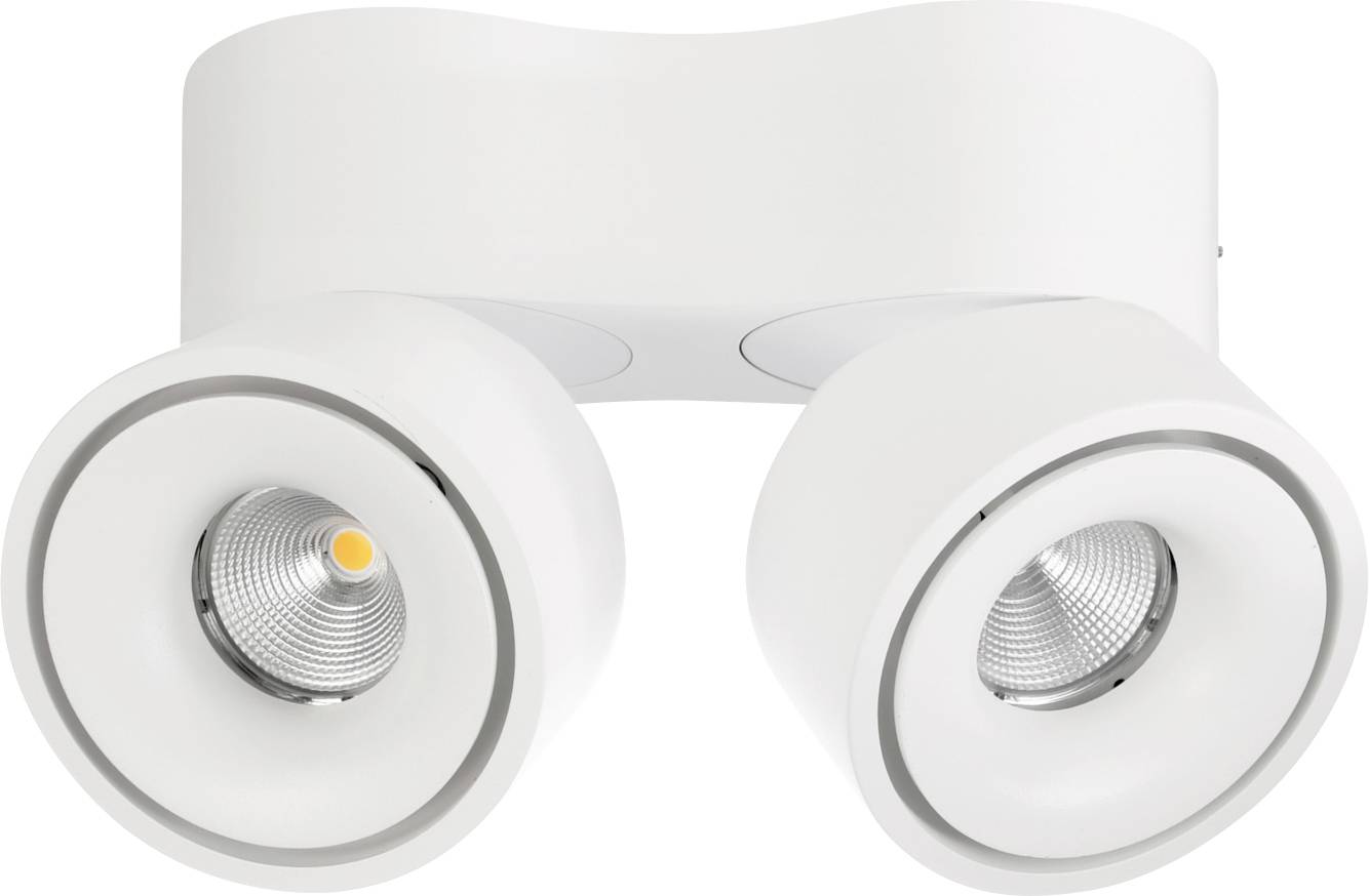 Deko Light Uni II Double Luz de montaje en techo LED LED instalado de forma fija 20 W Clase de eficiencia energética: G (A - G) Blanco cálido Blanco señal (RAL 9003)