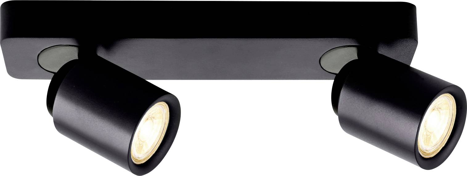 Deko Light Librae Linear II Luz de montaje en techo GU10 50 W Negro intenso (RAL 9005)