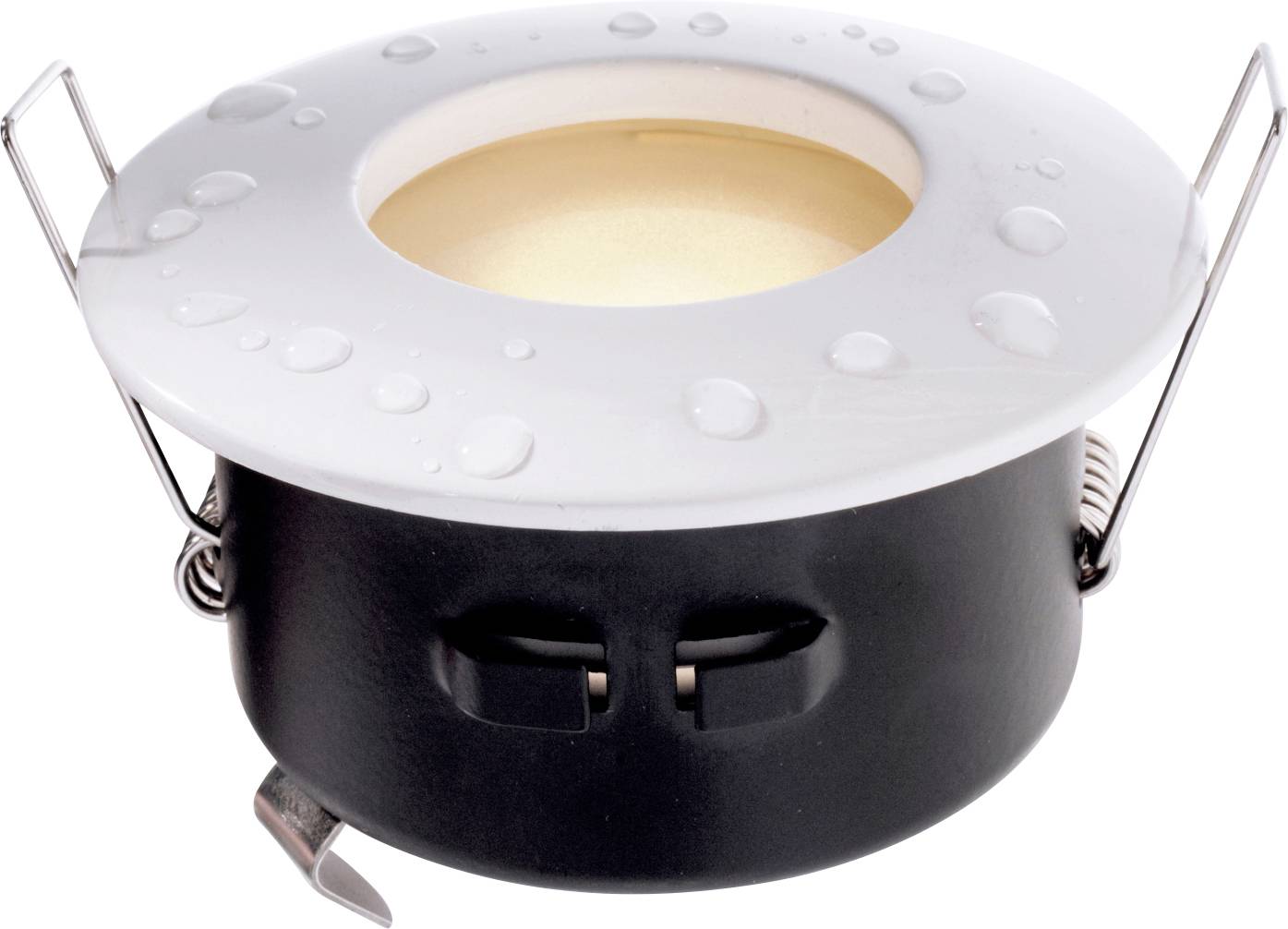 Deko Light Einbauring 84 GU5.3 110000 Aro encastado para techo LED, Halógeno GU5.3, MR 16 35 W Blanco señal (RAL 9003)-0