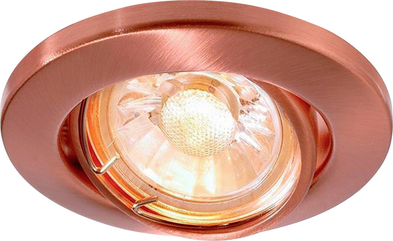 Deko Light Einauring 89 GU10 110036 Aro encastado para techo LED, Halógeno GU10 35 W Cobre