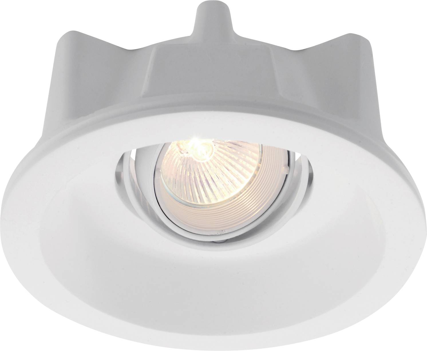 Deko Light Einbauring 150 GU5.3 110503 Aro encastado para techo LED, Halógeno GU5.3, MR 16 50 W Blanco