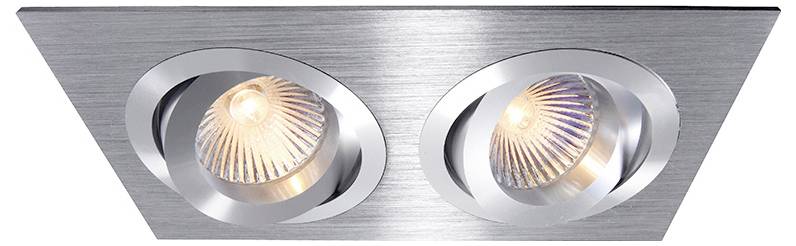 Deko Light Einbauring 175 GU5.3 111821 Aro encastado para techo LED, Halógeno GU5.3, MR 16 50 W Plata