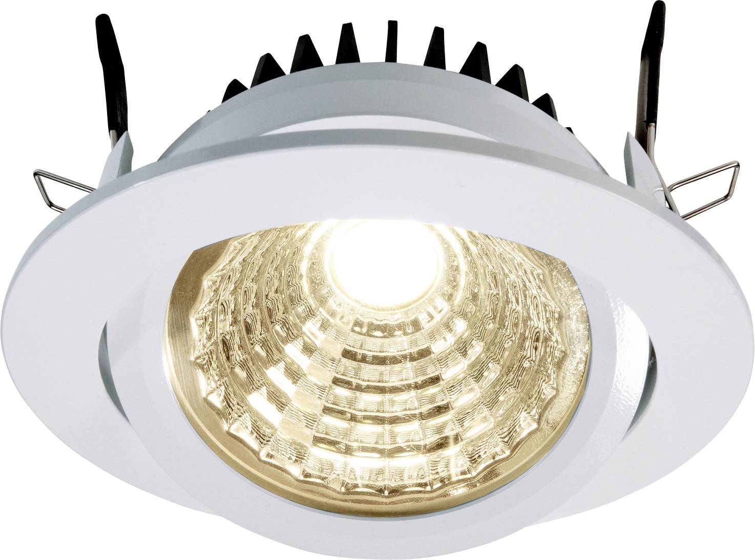 Deko Light 565067 COB 95 Lámpara LED de encastre Clase de eficiencia energética: F (A - G) LED instalado de forma fija 10 W Blanco señal (RAL 9003)