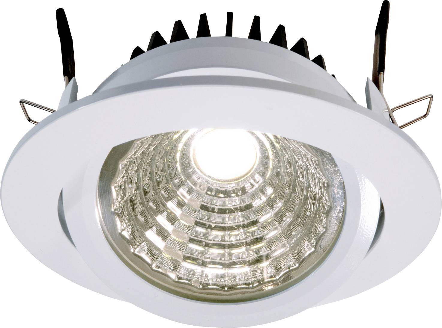 Deko Light 565068 COB 95 Lámpara LED de encastre Clase de eficiencia energética: F (A - G) COB LED LED instalado de forma fija 10 W Blanco señal (RAL 9003)