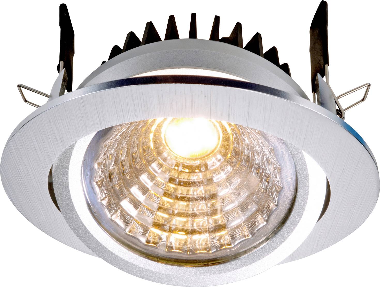 Deko Light 565070 COB 95 Lámpara LED de encastre Clase de eficiencia energética: F (A - G) LED instalado de forma fija 10 W Plata