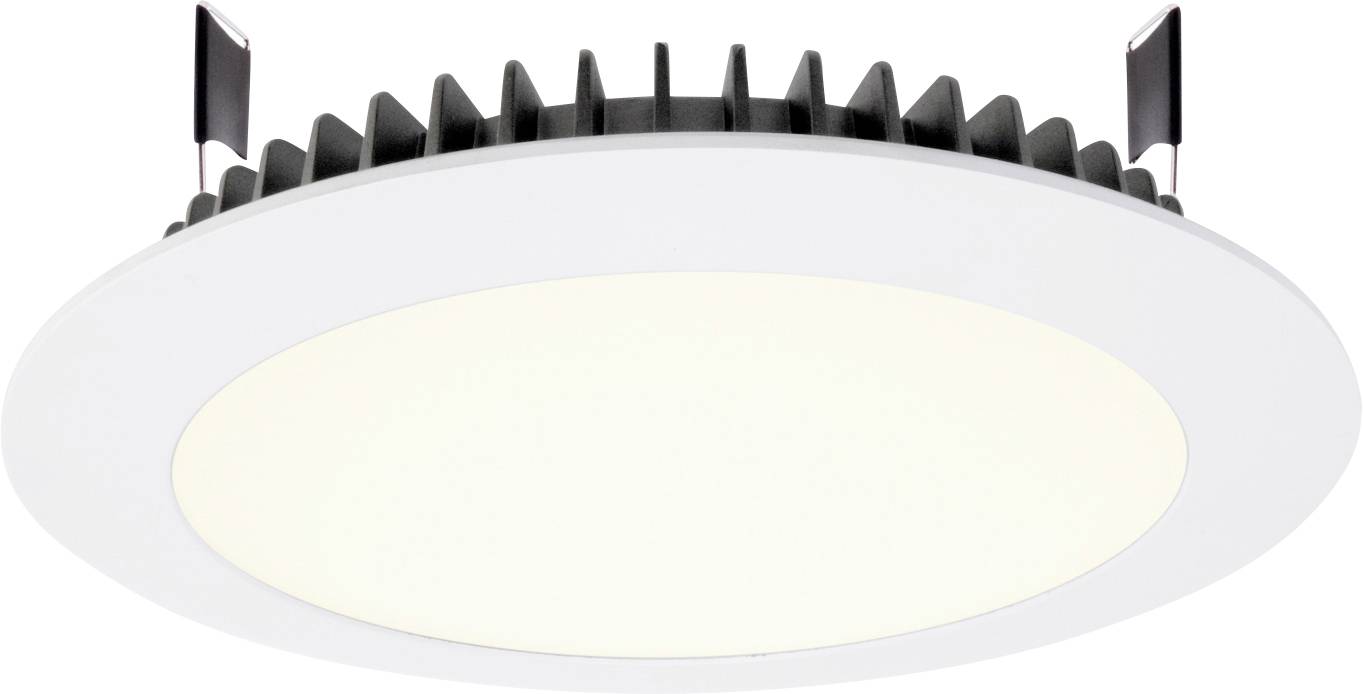 Deko Light 565236 LED Panel Round III 26 Lámpara LED de encastre Clase de eficiencia energética: G (A - G) LED LED instalado de forma fija 26 W Blanco tráfico (RAL 9016)