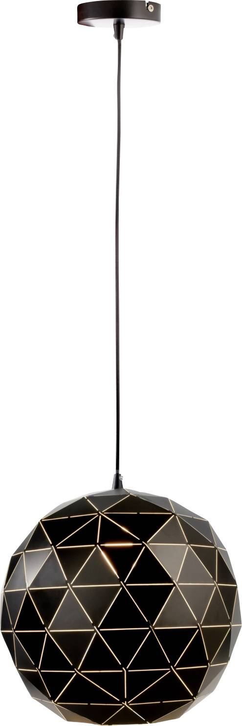 Deko Light Asterope rund 500 342134 Luminaria pendular LED, Halógeno E27 40 W Schwarz-0