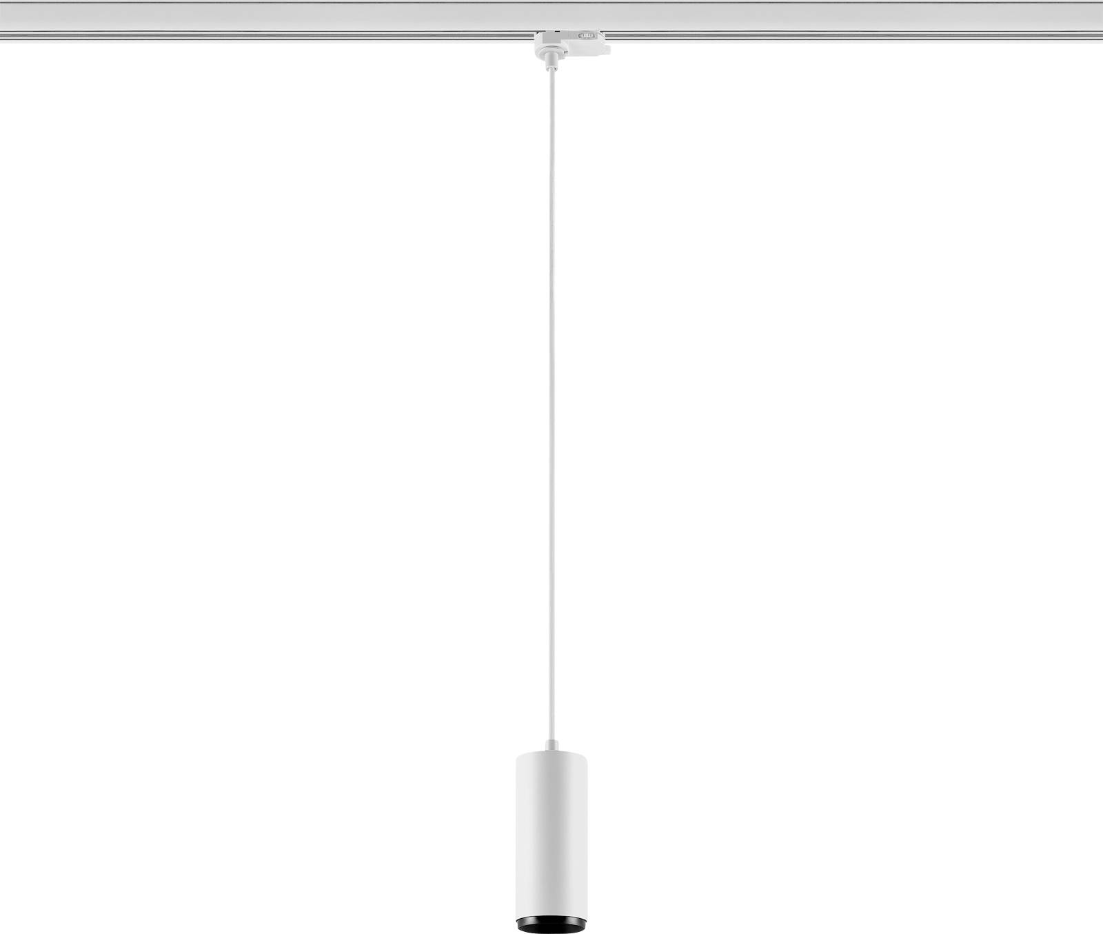 Deko Light Lucea 10 Luminaria pendular 3phasig LED instalado de forma fija 10 W LED Clase de eficiencia energética: F (A - G) Blanco tráfico (RAL 9016)