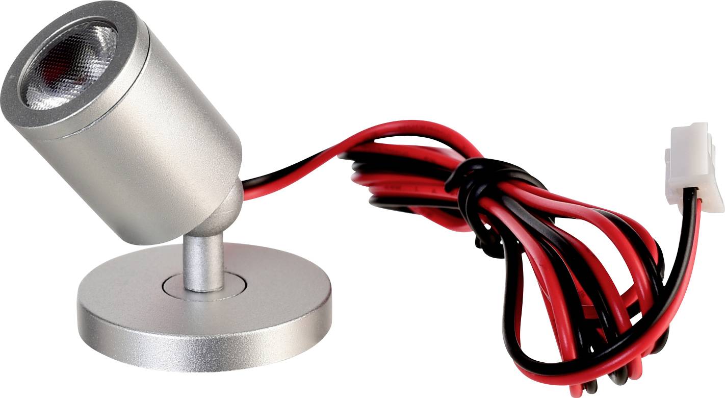 Deko Light Herculis magnetic 688026 Luminaria para espejos 1 W Clase de eficiencia energética: G (A - G) Blanco cálido Plata