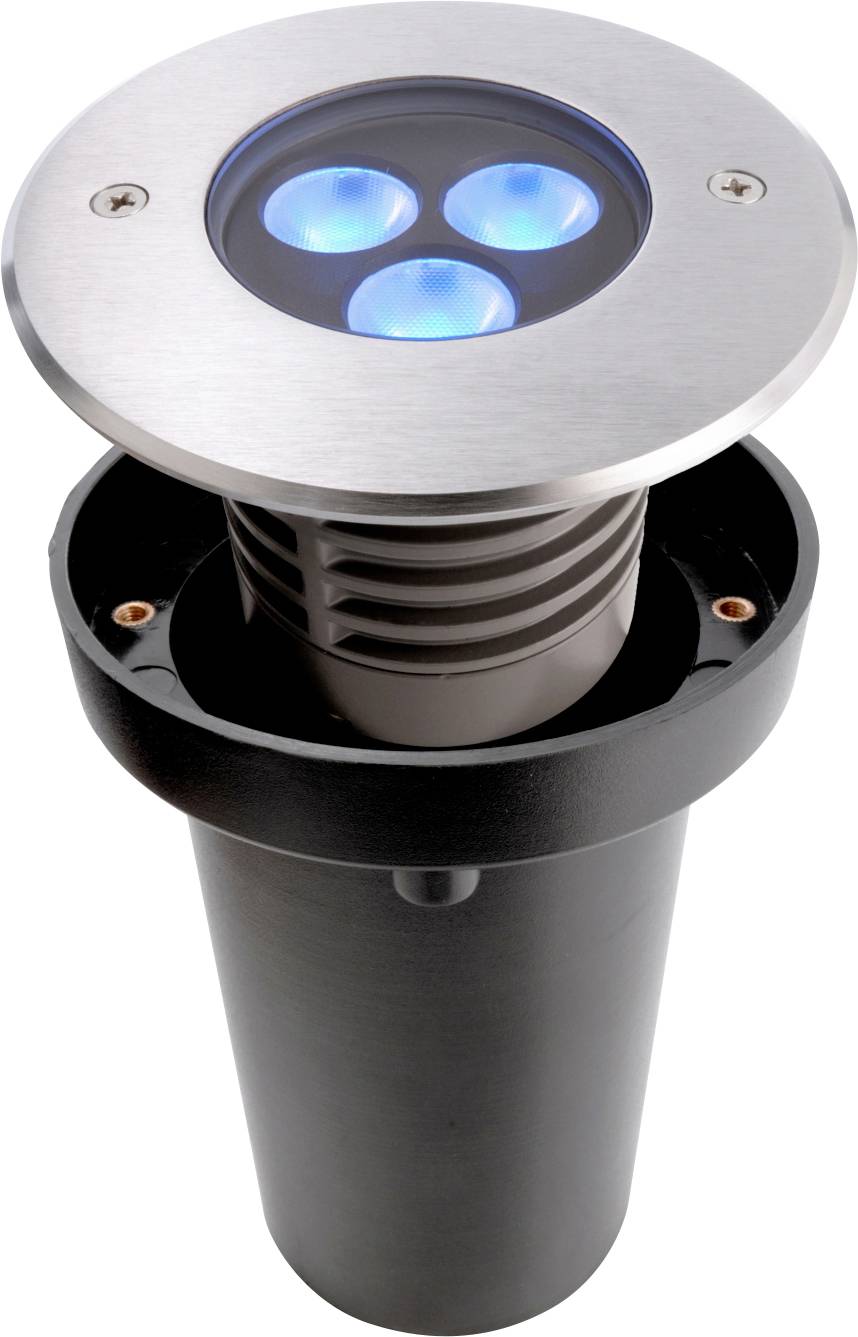 Deko Light III RGB 730276 Lámparas de encastre para suelo LED instalado de forma fija LED 7.40 W Plata