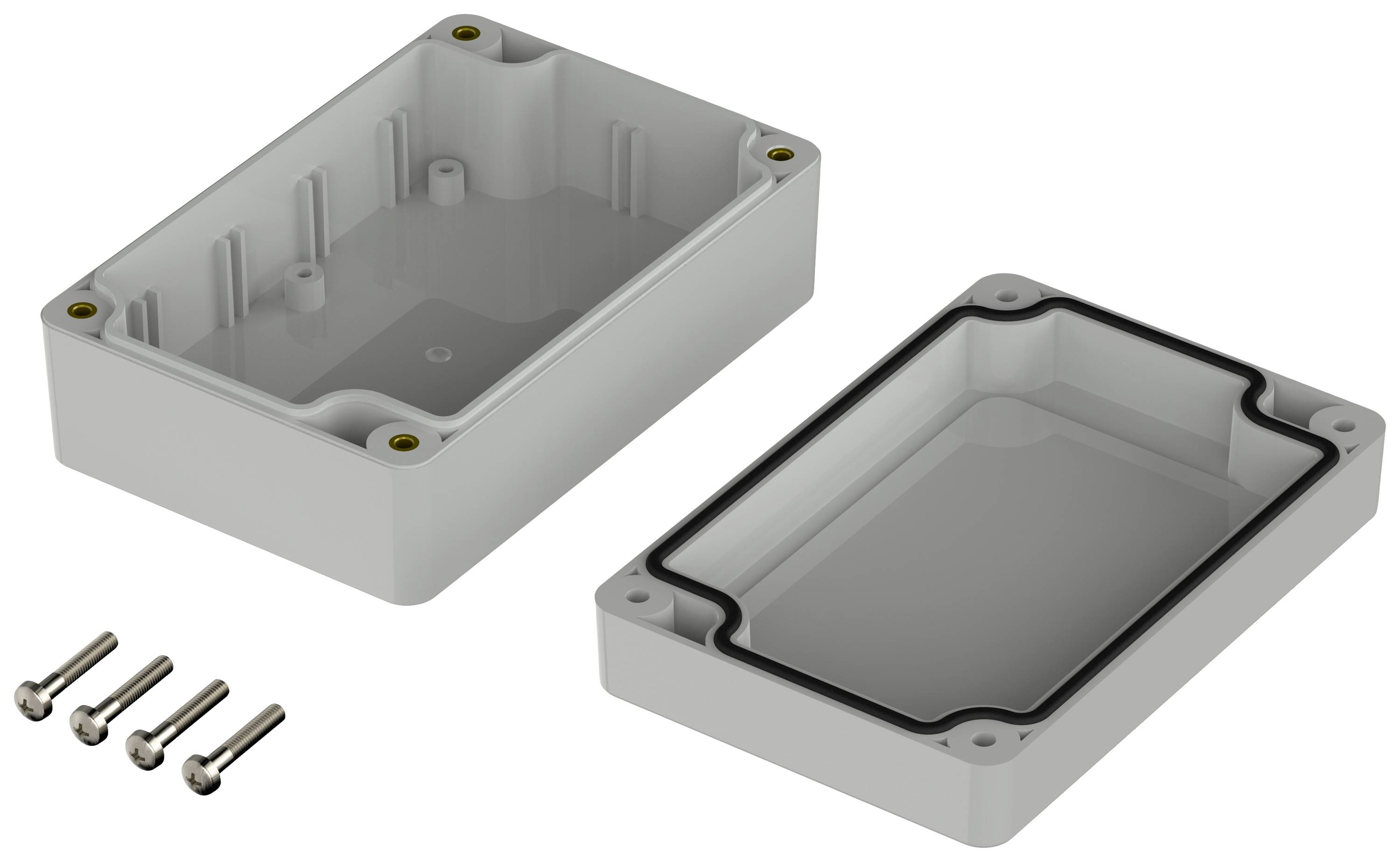 Bopla Euromas X, XT 110704 7035 07511074 Carcasa de sistema electrónico 105 x 70 x 40 ABS Gris luminoso (RAL 7035) 1 UD(-1