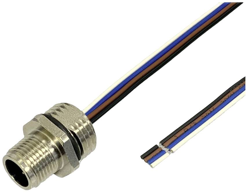 BKL Electronic 2703002 Conector de montaje sensor/actor M12 0.5 m Número de polos: 4-May 1 UD(S).