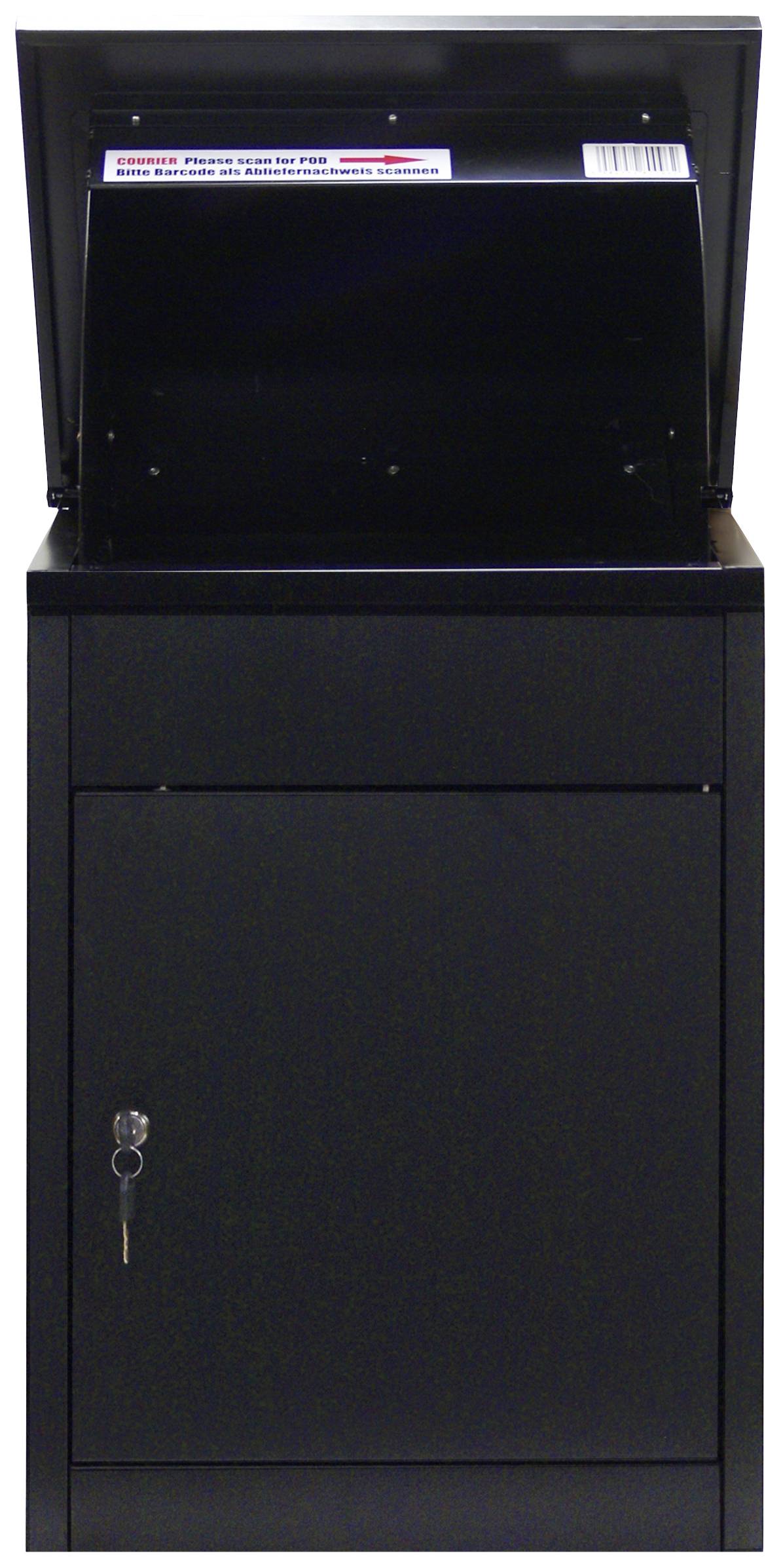 Phoenix PB0581BK Buzón de paquetes postales Acero galvanizado Schwarz Candado de llave-9