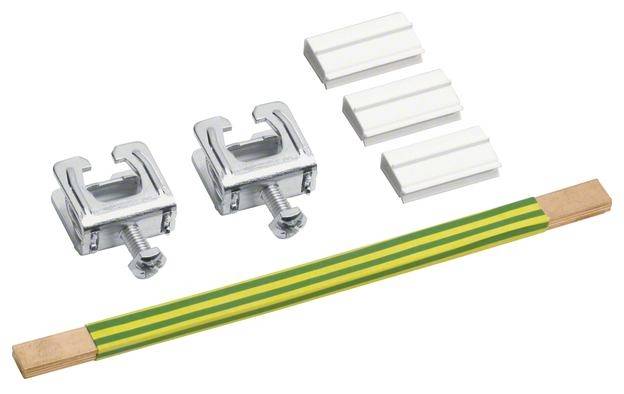 Hager ZM35PE Laminado verde/amarillo Hager ZM35PE CU rail universZ 180x9x6 35qmm. 2 terminales de hasta 35 mm² Barra col-0
