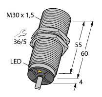 Turck Sensor Inductivo Enrasado PNP, contacto NA BI10U-EM30-AP6X-0
