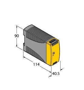 Turck 7545041 Fuente de alimentación de riel DIN 24 V/DC 2.50 A 83 VA Número de salidas:1 x Contenido 1 ST-1