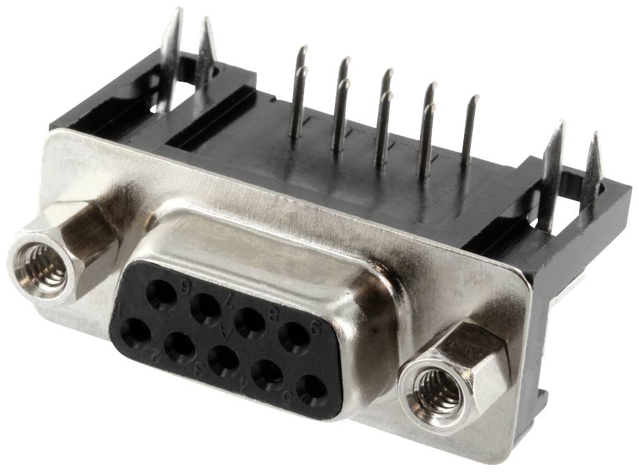 Connfly DS1037-01-09FNAKT74 DS1037-01-09FNAKT74 Regleta de conectores hembra D-SUB Número de polos: 9 Bornas de estañar 1 UD(S). Tray