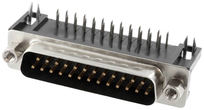 Connfly DS1037-01-25MNAKT74 DS1037-01-25MNAKT74 Regleta de conectores macho D-SUB Número de polos: 25 Bornas de estañar -0