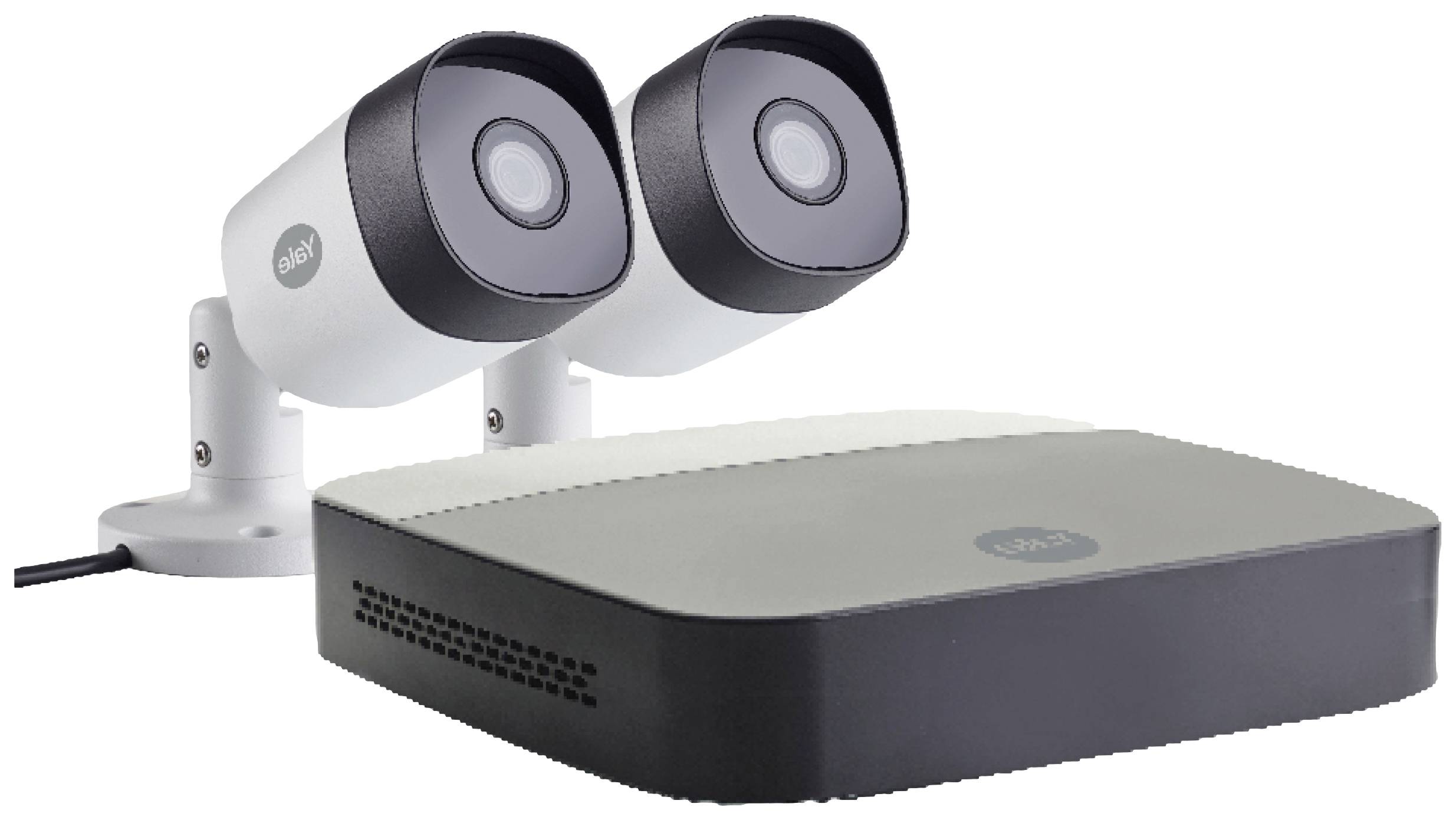 YALE SV-4C-2ABF X-2 V2 Analógico Juego de cámara de videovigilancia 4 canales Con 2 cámaras 1920 x 1080 Pixel 1 TB-0